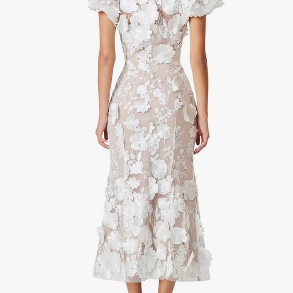 3D Floral Embroidered Dress - Picture 2 of 7